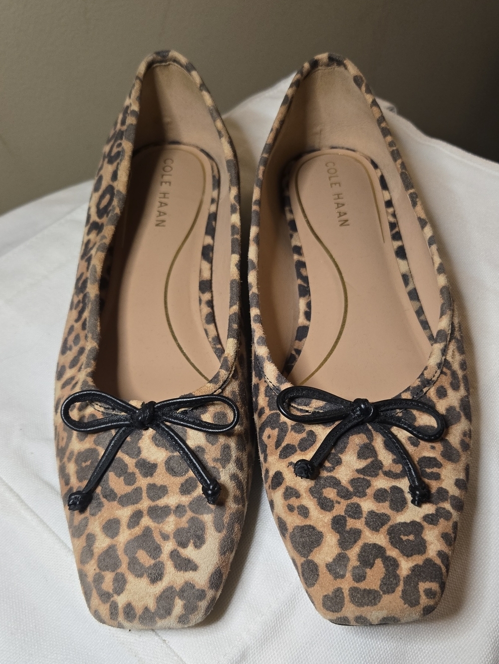 Cole Haan Bethany Leopard Print Ballet Flats